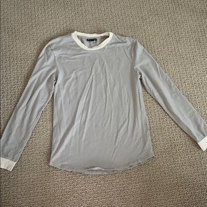 Grey long sleeve ASOS design shirt
